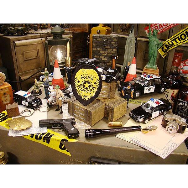 アメリカンポリス　ワッペン　（ポリスバッジゴールド）　アメリカ雑貨　アメリカン雑貨　おしゃれ 爆買 |  | 02