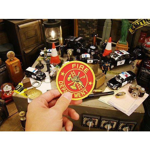 ファイヤーデプト　ワッペン　（ファイヤーデプトラウンド）　アイロンタイプ　アメリカ雑貨　アメリカン雑貨　アメリカ　アルファベット |  | 01