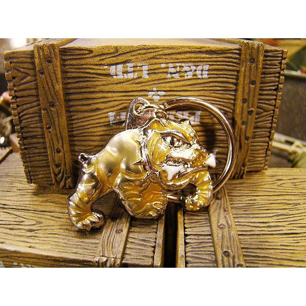 U.Sマリーン　ブルドック　メタルキーホルダー ■ アメリカ雑貨 アメリカン雑貨 ミリタリー 男前 おしゃれ | 