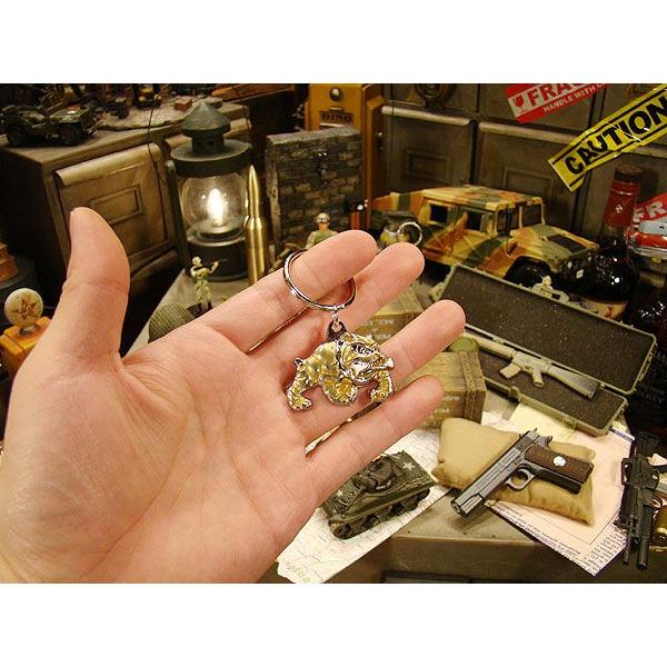 U.Sマリーン　ブルドック　メタルキーホルダー ■ アメリカ雑貨 アメリカン雑貨 ミリタリー 男前 おしゃれ |  | 03