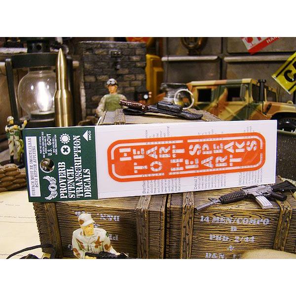 ことわざステンシル転写ステッカー 以心伝心 アメリカ雑貨 アメリカン雑貨 車 シール ブランド おもしろ Plazapublica Pe