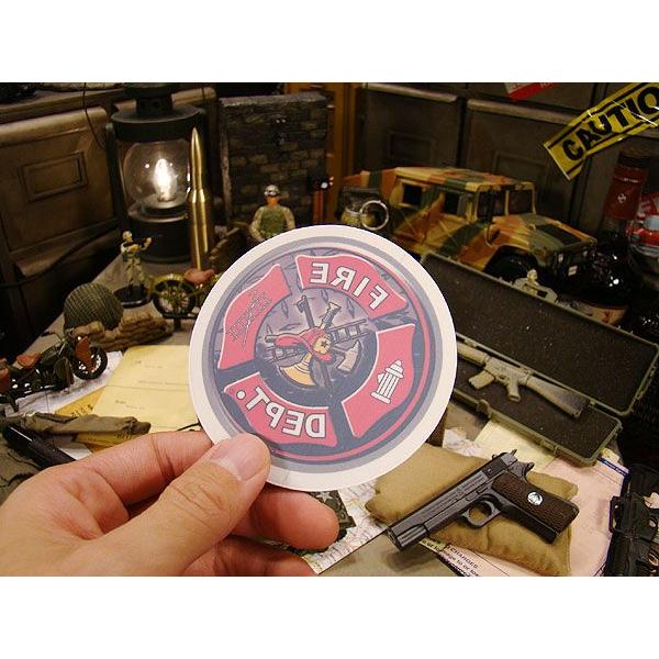 ファイヤーデプト　ステッカー　（裏張りタイプ）　アメリカ雑貨　アメリカン雑貨　車　シール　ブランド |  | 02