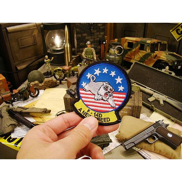 トムキャット　ミリタリーワッペン　（F-14D A NEW BREED）　アメリカ雑貨　アメリカン雑貨　パッチ　エンブレム　ロゴ　ミリタリー |  | 01
