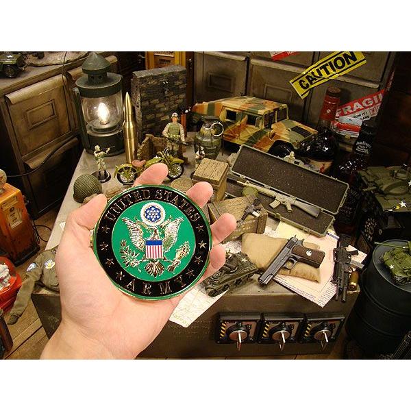 U.S.ミリタリーメダリオン　U.S.アーミー　（ラウンドタイプ）　アメリカ雑貨　アメリカン雑貨 |  | 04