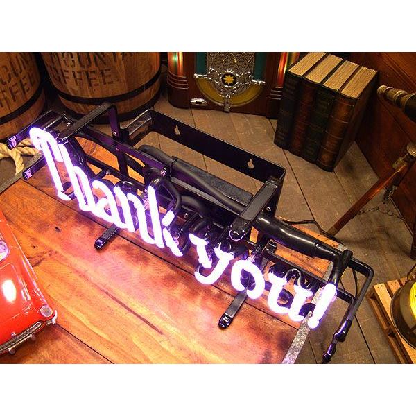 【即納】【在庫あり】 サンキュー　ネオン管 ■ 【6ヶ月保証付き】 ■ アメリカ雑貨 アメリカン雑貨 ショップ お店 店舗 | アメリカン レトロ | 01