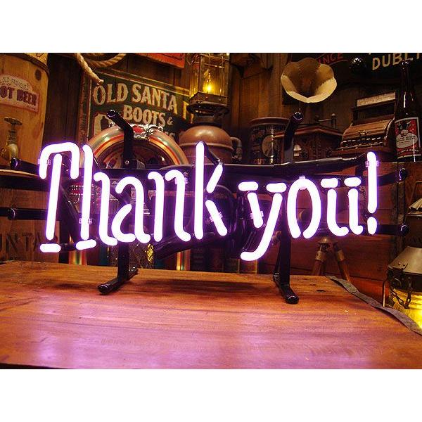 【即納】【在庫あり】 サンキュー　ネオン管 ■ 【6ヶ月保証付き】 ■ アメリカ雑貨 アメリカン雑貨 ショップ お店 店舗 | アメリカン レトロ | 02
