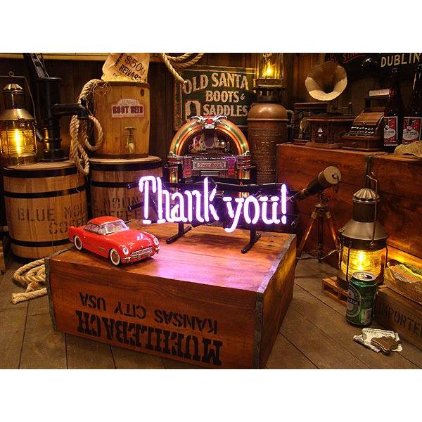 【即納】【在庫あり】 サンキュー　ネオン管 ■ 【6ヶ月保証付き】 ■ アメリカ雑貨 アメリカン雑貨 ショップ お店 店舗 | アメリカン レトロ | 03