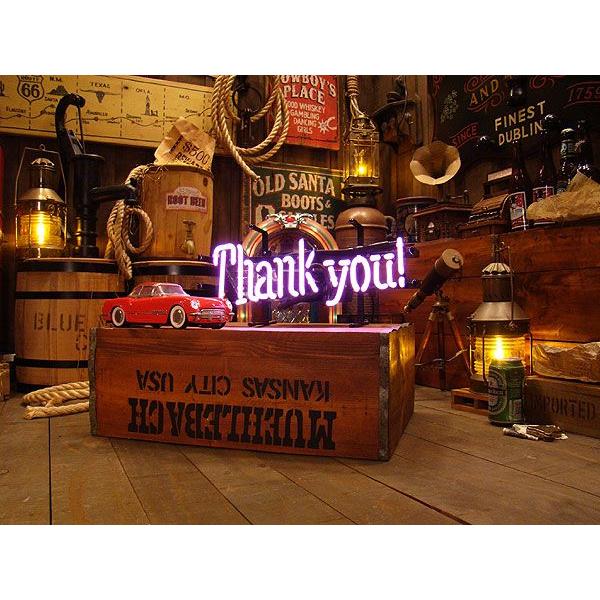 【即納】【在庫あり】 サンキュー　ネオン管 ■ 【6ヶ月保証付き】 ■ アメリカ雑貨 アメリカン雑貨 ショップ お店 店舗 | アメリカン レトロ | 04