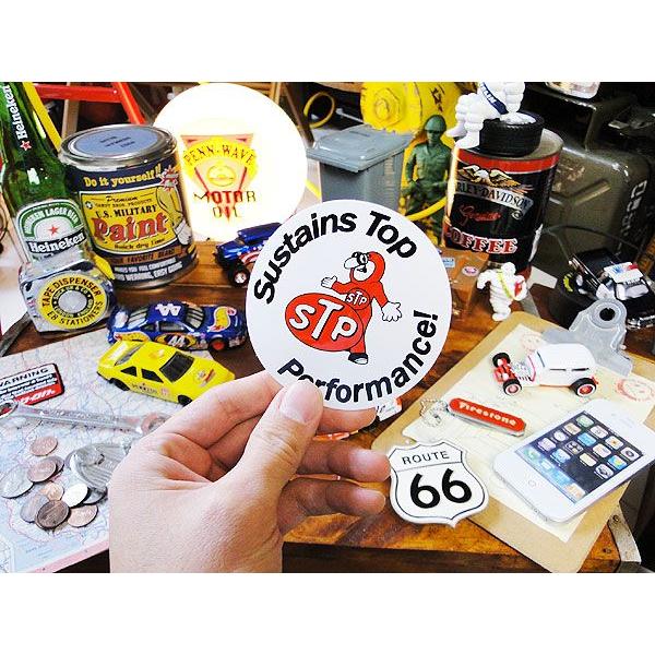 STP　ミニレーシングステッカー　（キャラクター）　アメリカン雑貨　アメリカ雑貨　車　シール　ブランド　おしゃれ　おもしろ　人気 |  | 01