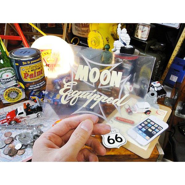 ムーン　イクイップド　抜きステッカー　（アイアンクロス/シルバー）　アメリカン雑貨 アメリカ雑貨　車　シール　ブランド |  | 02