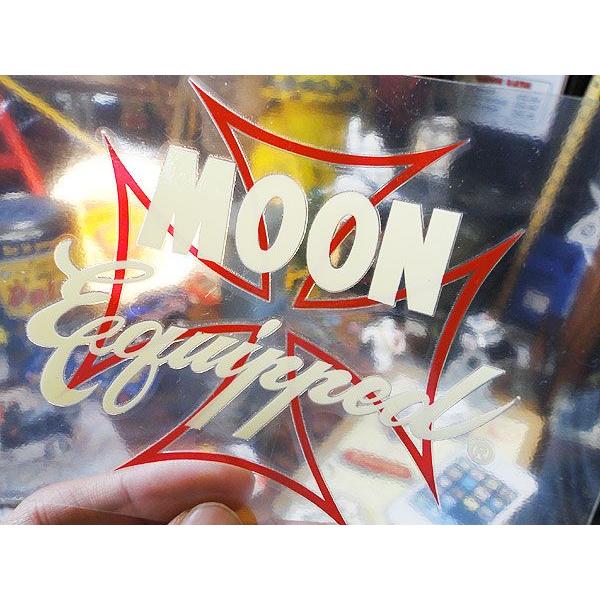 ムーン　イクイップド　抜きステッカー　（アイアンクロス/レッド）　アメリカ雑貨　アメリカン雑貨　車　シール　ブランド |  | 01