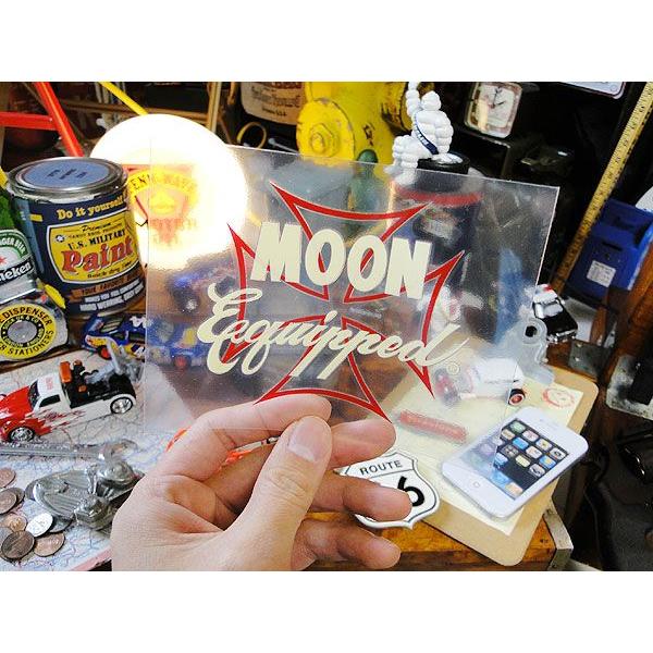 ムーン　イクイップド　抜きステッカー　（アイアンクロス/レッド）　アメリカ雑貨　アメリカン雑貨　車　シール　ブランド |  | 02