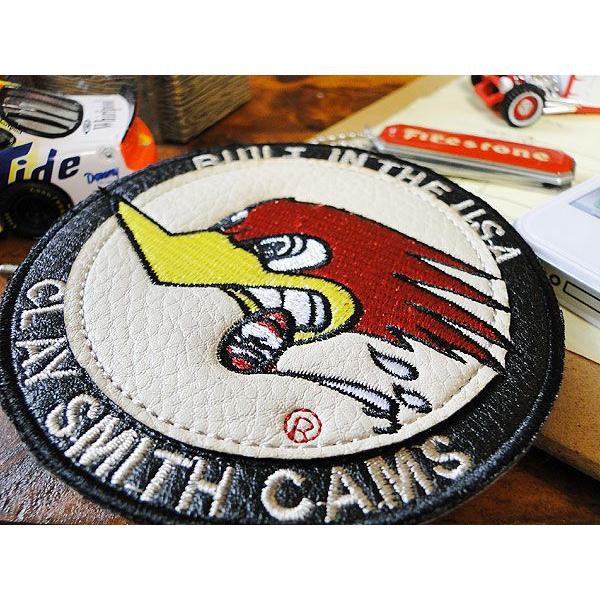 クレイスミス　レーシングワッペン　（ラウンド・ホワイト）　アメリカ雑貨　アメリカン雑貨　アイロン　アメリカ　ロゴ　キャラクター |  | 01