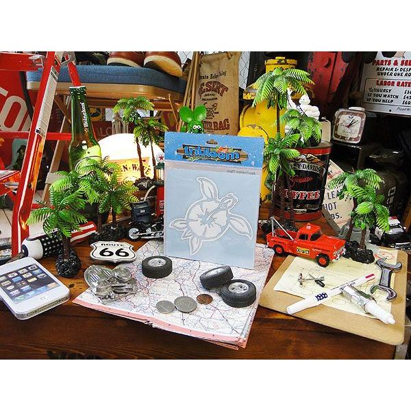 3Dカットアウトステッカー　Lサイズ　（ハイビスカスタートル）　アメリカ雑貨　アメリカン雑貨 爆買 |  | 02