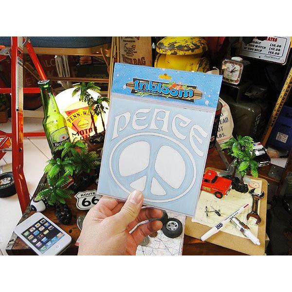 3Dカットアウトステッカー　Lサイズ　（ピースマーク）　アメリカン雑貨 アメリカ雑貨 |  | 02