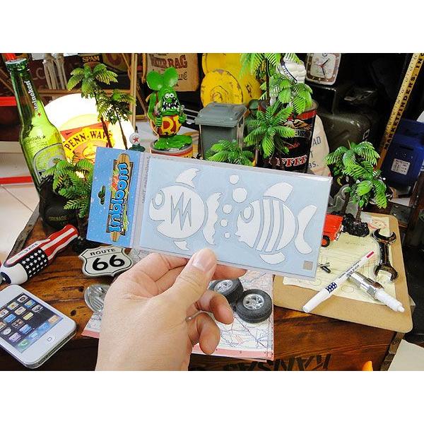 3Dカットアウトステッカー　Mサイズ　（フィッシュ）　アメリカン雑貨 アメリカ雑貨 |  | 02