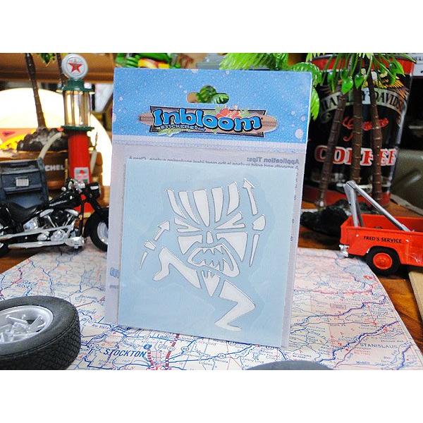 3Dカットアウトステッカー　Sサイズ　（ティキウォーリアー）　アメリカン雑貨　アメリカ雑貨 | 