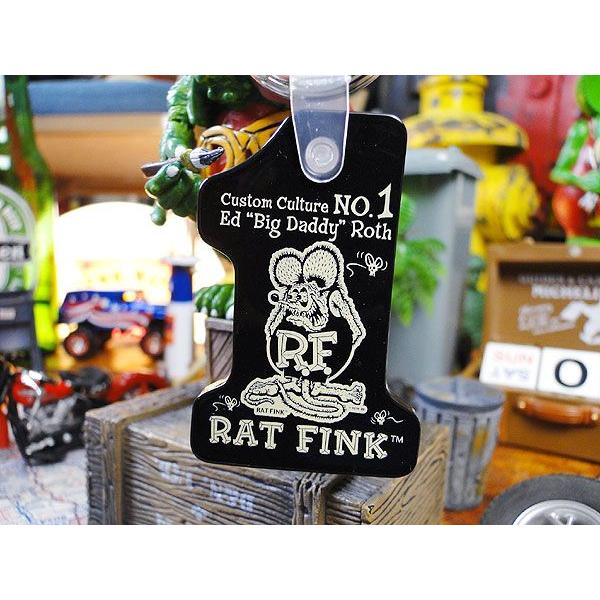 RAT FINK（ラットフィンク） #1 ソフトラバーキーホルダー （ブラック