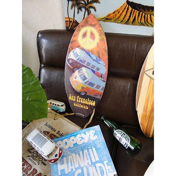 ミニサーフボード　（ワーゲンバス・ピース）　アメリカン雑貨　アメリカ雑貨　おしゃれ　インテリア　ハワイ雑貨　ハワイアン雑貨 |  | 03