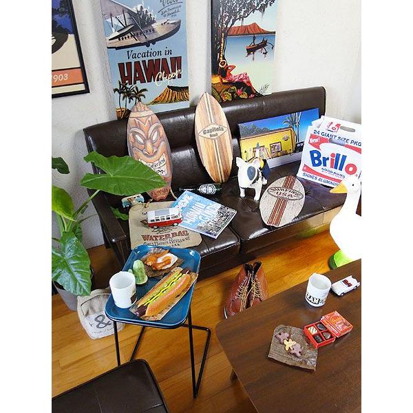 ミニサーフボード　（ティキマスク）　アメリカン雑貨　アメリカ雑貨　おしゃれ　インテリア　ハワイ雑貨　ハワイアン雑貨 |  | 05