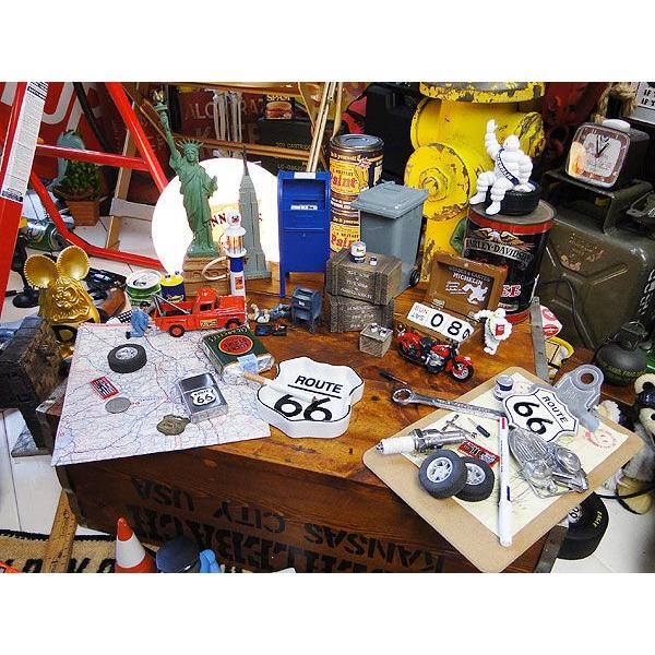 ルート66　ロードサイン型　アシュトレイ　■ アメリカン雑貨 アメリカ雑貨 おしゃれ | アメリカン レトロ | 03