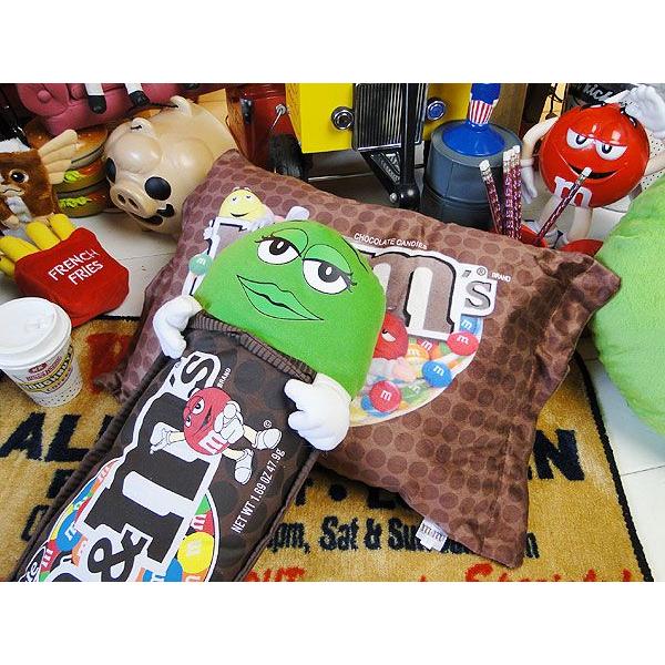 m＆m's　クッションピロー　（ブラウン）　アメリカン雑貨 アメリカ雑貨 |  | 03