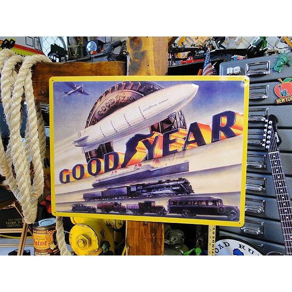 グッドイヤー　ブリキ看板　（バルーンシップ）　アメリカン雑貨　アメリカ雑貨　インテリア　壁飾り　人気　おしゃれ　ブランド　壁掛け |  | 03