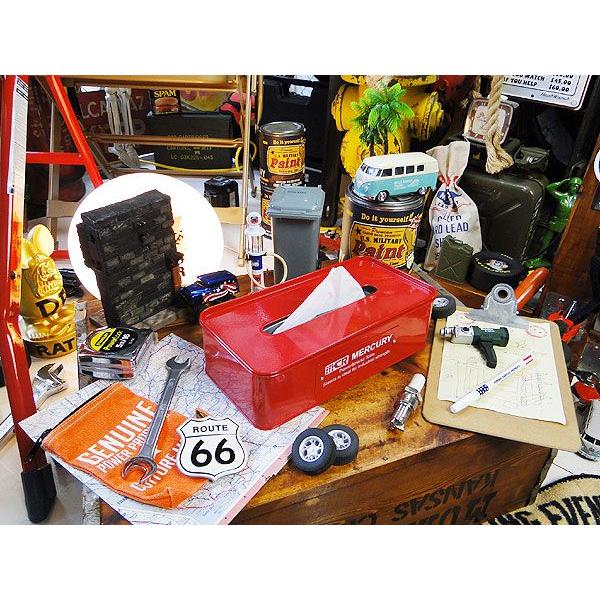 マーキュリー　ティッシュケース　（レッド）　■　アメリカン雑貨　アメリカ雑貨　MERCURY　男前　生活雑貨　ティッシュボックス | MERCURY | 04