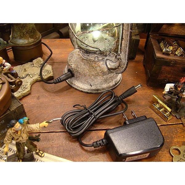 古めかしいアンティークランタン風のテーブルライト　（LEDライト仕様/ACアダプター付属）　Sサイズ/ホワイト　アメリカン雑貨 爆買 |  | 02