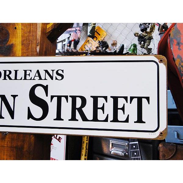 バーボンストリート　U.S.ヘヴィースチールサイン アメリカ雑貨 アメリカン雑貨 爆買 |  | 02