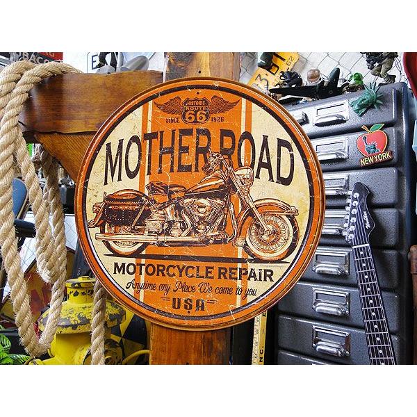 マザーロード　モーターサイクル　リペア　ブリキ看板 アメリカ雑貨 アメリカン雑貨 サインプレート | 