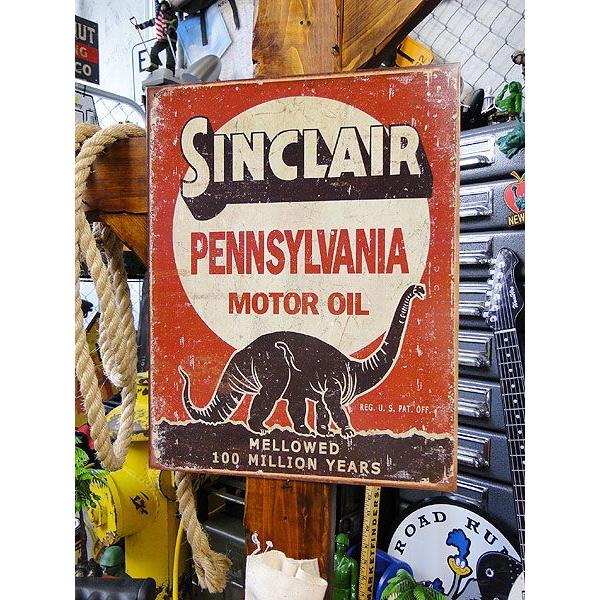 シンクレア　アンティーク　ブリキ看板　■ アメリカン雑貨 アメリカ雑貨 | 