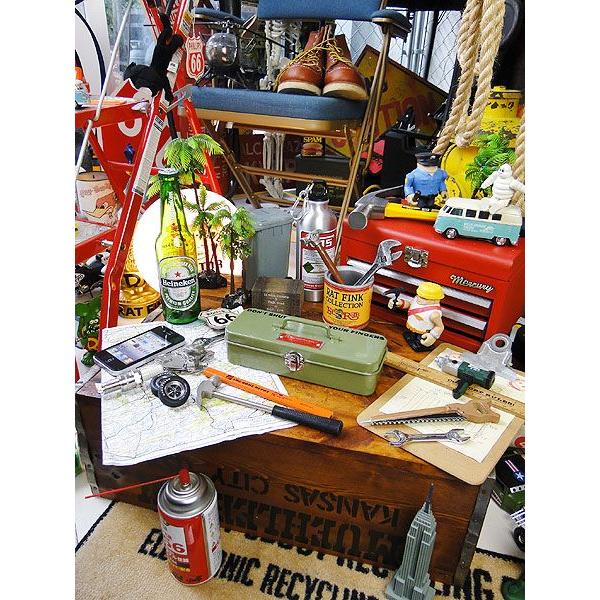 マーキュリー　ミニツールボックス　（カーキ）　■　アメリカン雑貨　アメリカ雑貨　MERCURY　道具箱　工具箱　インテリア　雑貨 | MERCURY | 05