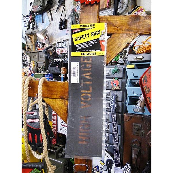 アメリカのホームセンターで売ってるステンシルシート　（ハイボルテージ/HIGH VOLTAGE）　アメリカ雑貨 アメリカン雑貨　輸入　DIY | アメリカン レトロ