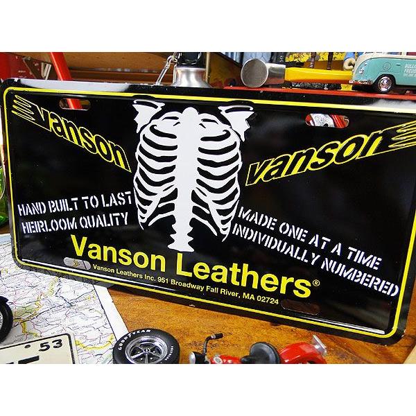 バンソン　ライセンスプレート　（スケルトン）　アメリカ雑貨　アメリカンな雑貨屋さん　ガレージ用品　ブランド | VANSON | 01