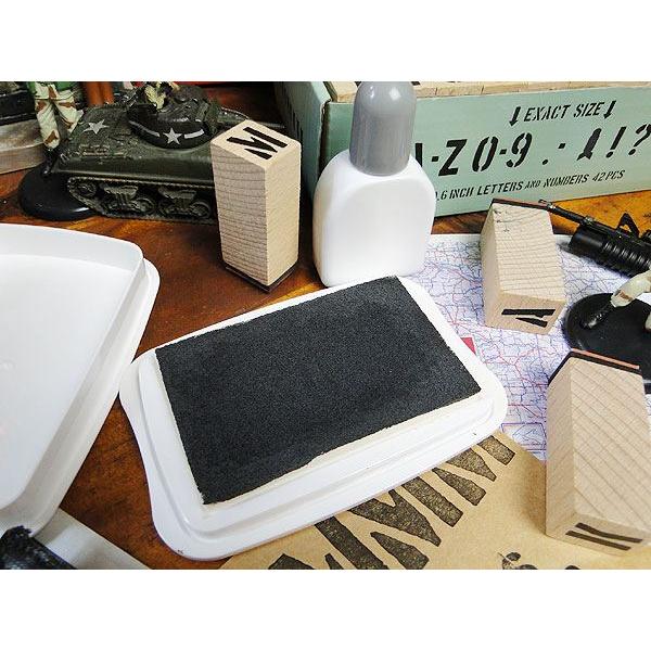 ステンシルスタンプ用カラーインク　ステイズオンシリーズ　（ブラック）　アメリカ雑貨　アメリカン雑貨　世田谷ベース | 