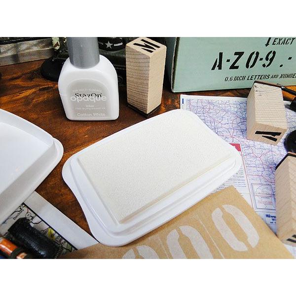 ステンシルスタンプ用カラーインク　ステイズオンシリーズ　（ホワイト）　■ランキング1位　アメリカ雑貨　アメリカン雑貨　世田谷ベース | アメリカン レトロ