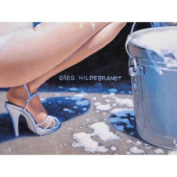 ド迫力！ 特大サイズ看板 カーウォッシュ　ピンナップガール　U.S.ヘヴィースチールサイン XXLサイズ アメリカ雑貨 | アメリカン レトロ | 04