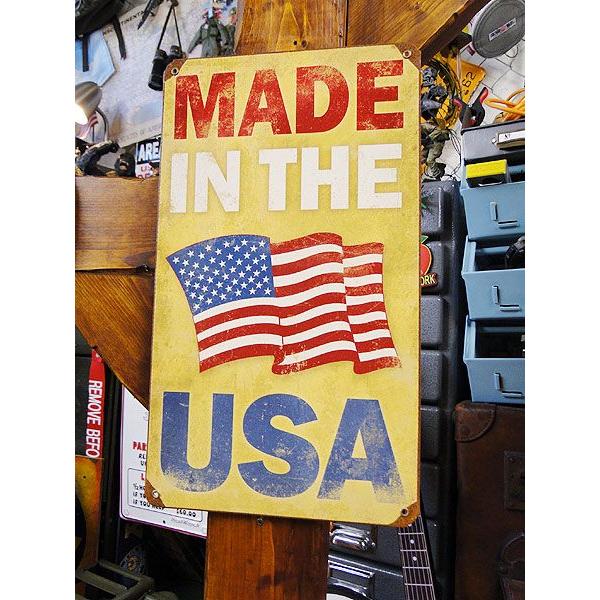 メイド・イン・U.S.A.　U.S.ヘヴィースチールサイン アメリカン雑貨 アメリカ雑貨 サインプレート 通販 インテリア 壁飾り 人気 | 