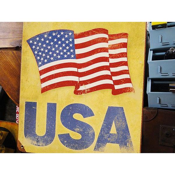 メイド・イン・U.S.A.　U.S.ヘヴィースチールサイン アメリカン雑貨 アメリカ雑貨 サインプレート 通販 インテリア 壁飾り 人気 |  | 02