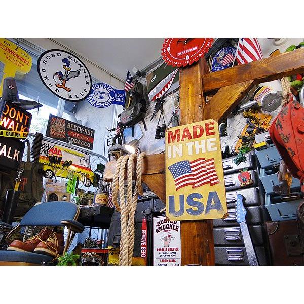 メイド・イン・U.S.A.　U.S.ヘヴィースチールサイン アメリカン雑貨 アメリカ雑貨 サインプレート 通販 インテリア 壁飾り 人気 |  | 03