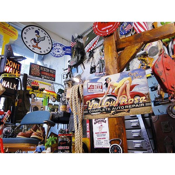 ピンナップガール　イエローローズ　U.S.ヘヴィースチールサイン アメリカ雑貨 アメリカン雑貨 | アメリカン レトロ | 04