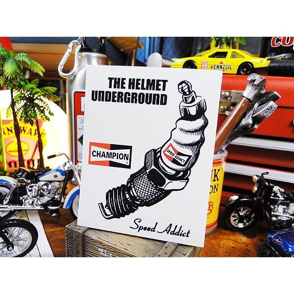 ノスタルジック ガレージステッカー チャンピオン アイコン アメリカ雑貨 アメリカン雑貨 車 シール ブランド 新しい季節