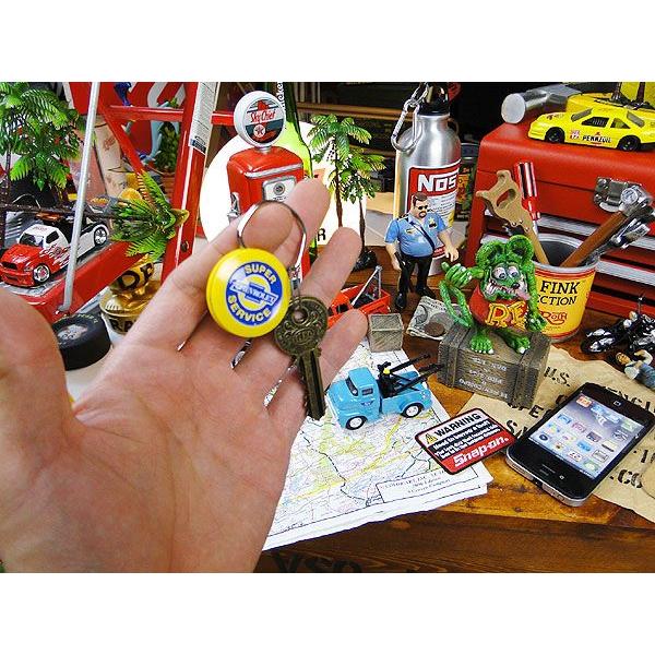 ジョージ ワシントン 缶 キーホルダー USA