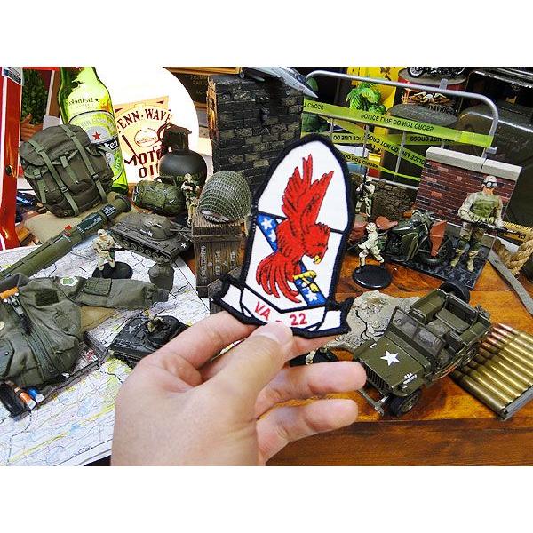 VA-22 ファイティング　レッドコックス　ミリタリーワッペン アメリカ雑貨 アメリカン雑貨 アメリカ アルファベット ミリタリー 英文字 |  | 01