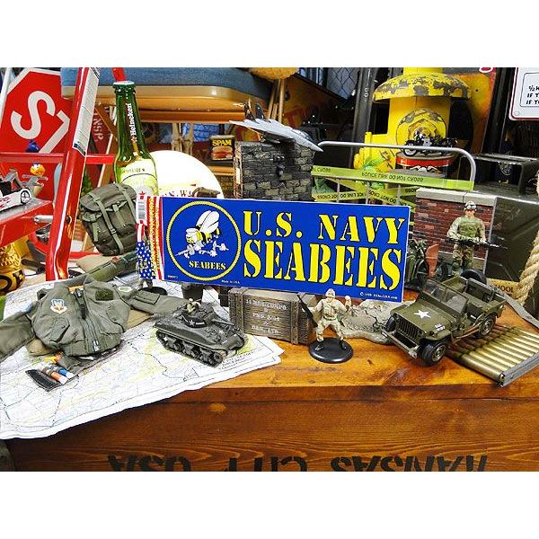 ミリタリーバンパーステッカー　（U.S.ネイビーシービーズ）　アメリカ雑貨　アメリカン雑貨　車　シール　ブランド |  | 03