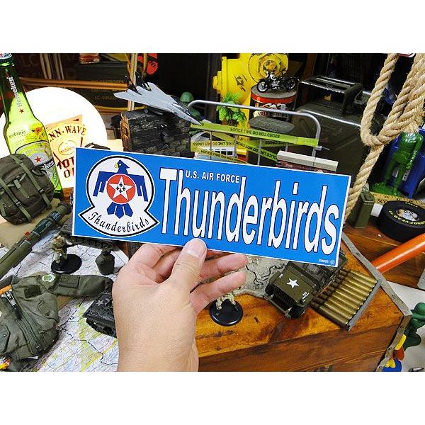 ミリタリーバンパーステッカー　（サンダーバーズ）　アメリカ雑貨　アメリカン雑貨　車　シール　ブランド |  | 02