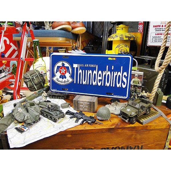 サンダーバーズ　ミリタリーライセンスプレート アメリカ雑貨 アメリカン インテリア 壁飾り おしゃれな雑貨屋さん 通販 人気 ミリタリー |  | 01