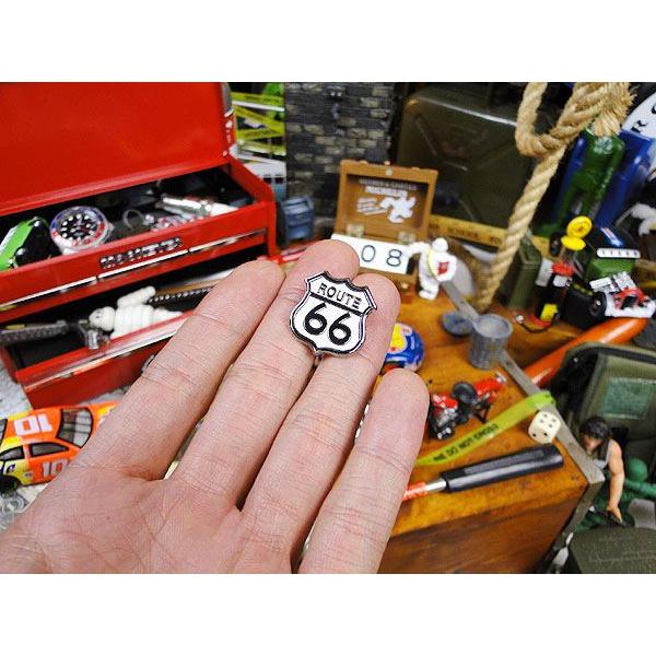 ルート66　ピンバッジ　（ロードサイン/ルート66）　アメリカ雑貨　アメリカン雑貨　ブランド 爆買 | アメリカン レトロ | 02