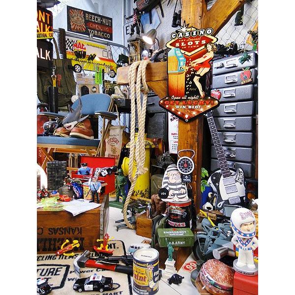 カジノ　スロットガール　U.S.ヘヴィースチールサイン アメリカ雑貨 アメリカン雑貨 サインプレート ティンサインボード インテリア | アメリカン レトロ | 04